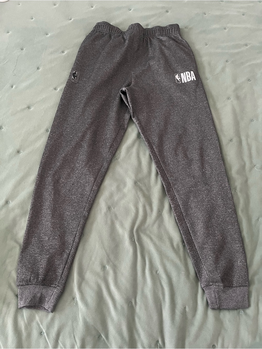 NBA Kids Charcoal Grey Logo Sweat Joggers